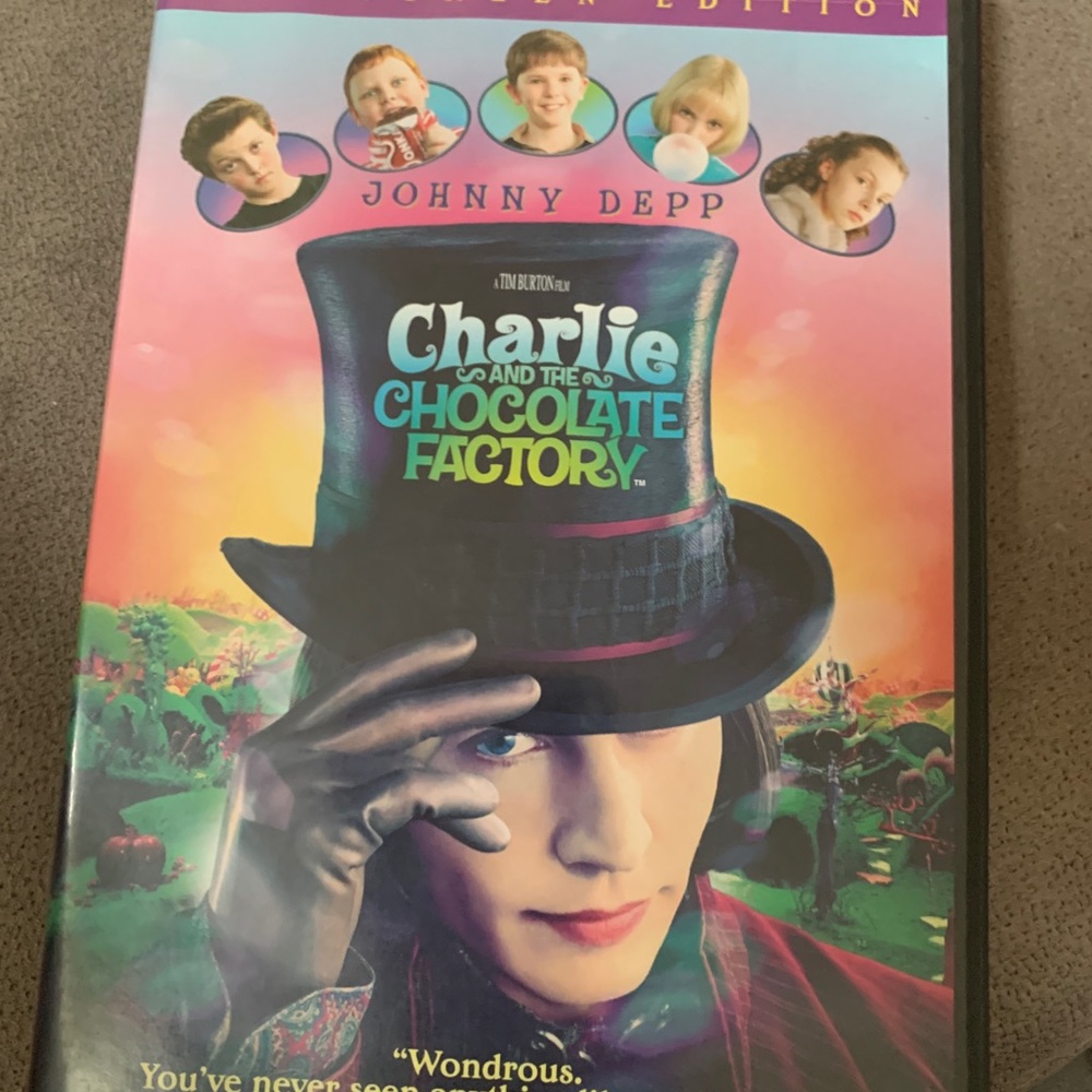 Used,Charlie and the Chocolate Factory (DVD, 2005)